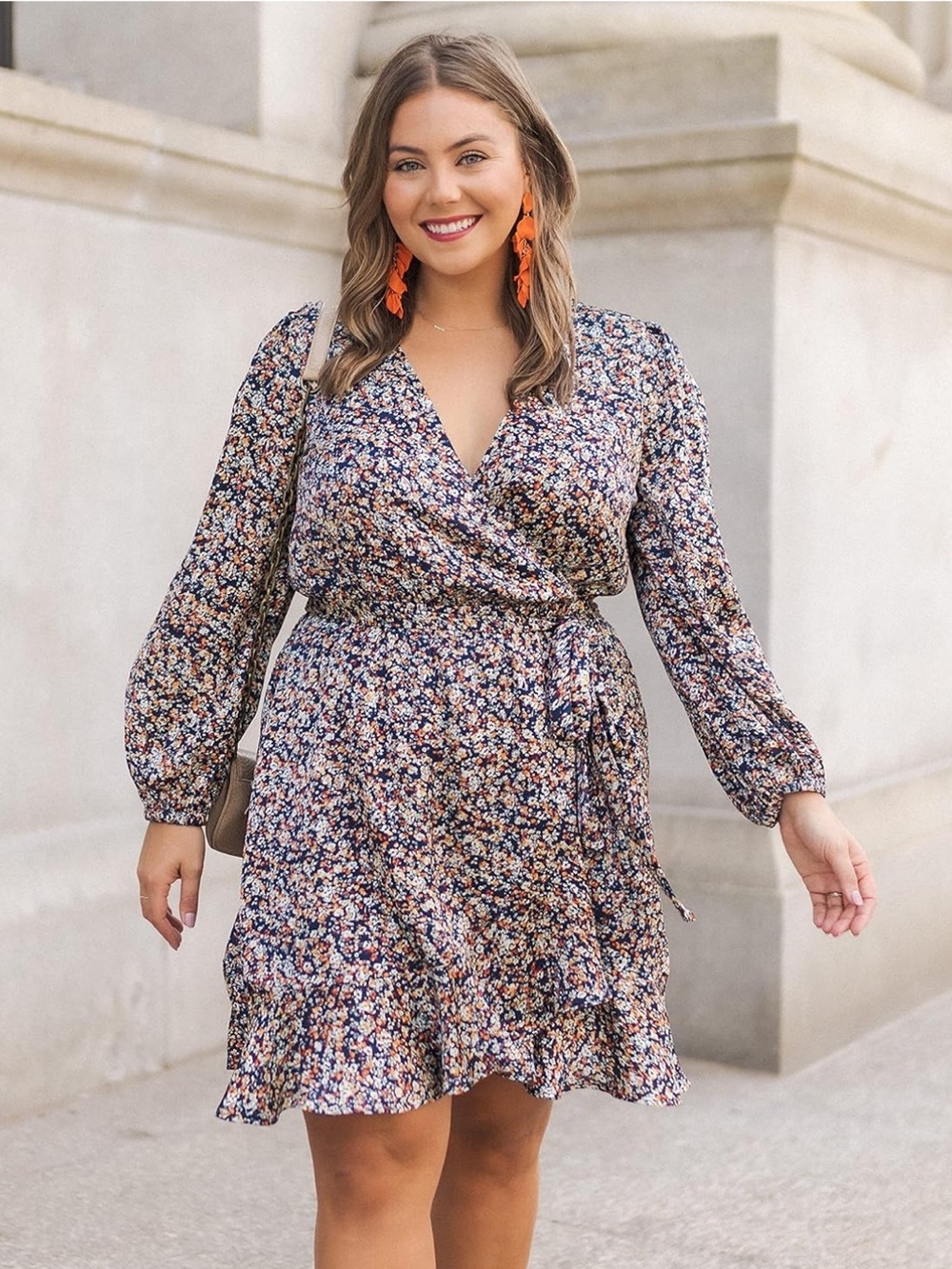 Blue Floral Dress